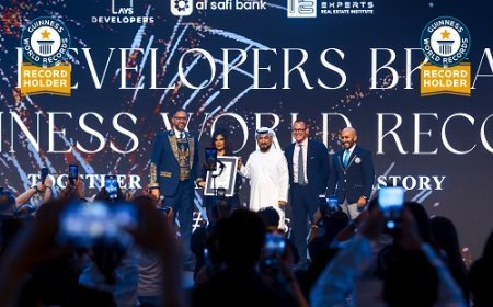 AYS Developers breaks a Guinness World Record for the World's Largest Real Estate Training Session in Dubai