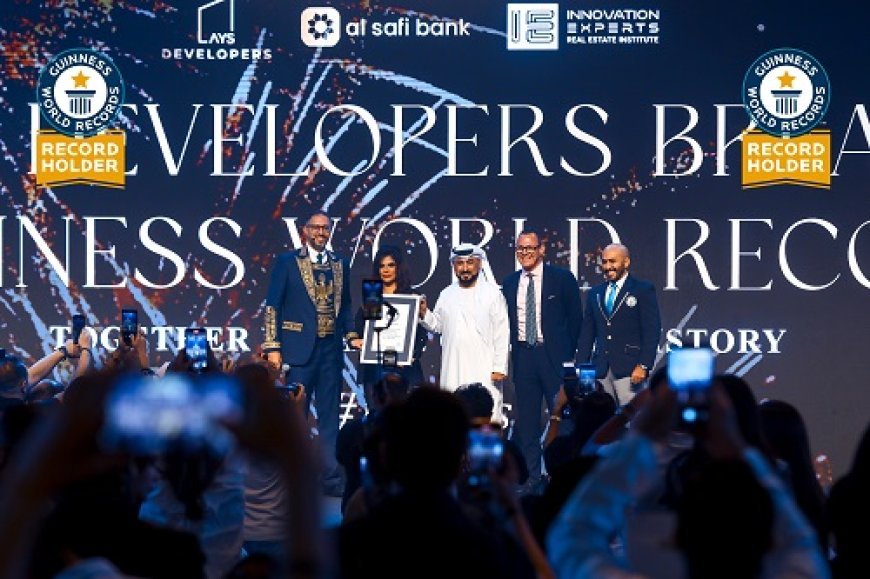 AYS Developers breaks a Guinness World Record for the World's Largest Real Estate Training Session in Dubai