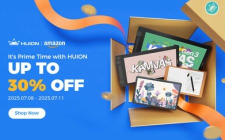 Art Never Melts: Huion's Prime Day 2025 Cool Creative Deals