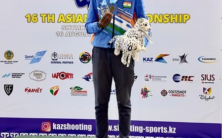 SM Yugan from Tamil Nadu, India Created History with Triple Gold at Asian Shooting Championships 2025