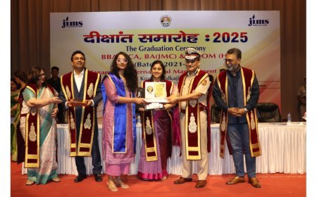 JIMS Kalkaji Marks the Graduation of BBA & B.Com (H) Class of 2024 with a Grand Ceremony