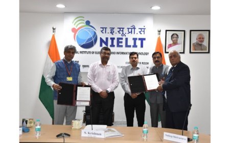 NIELIT and Shri Khushal Das University Sign MoU to Boost Skill Development: AI, Cyber Security and Data Science to Reach Rajasthan