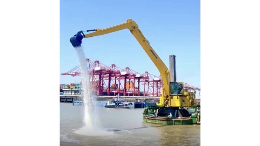 Knowledge Marine and Engineering Works Limited Commissions India’s Largest and Deepest Indian-Flag Self-Propelled Backhoe Dredger “River Pearl 47” at JNPA